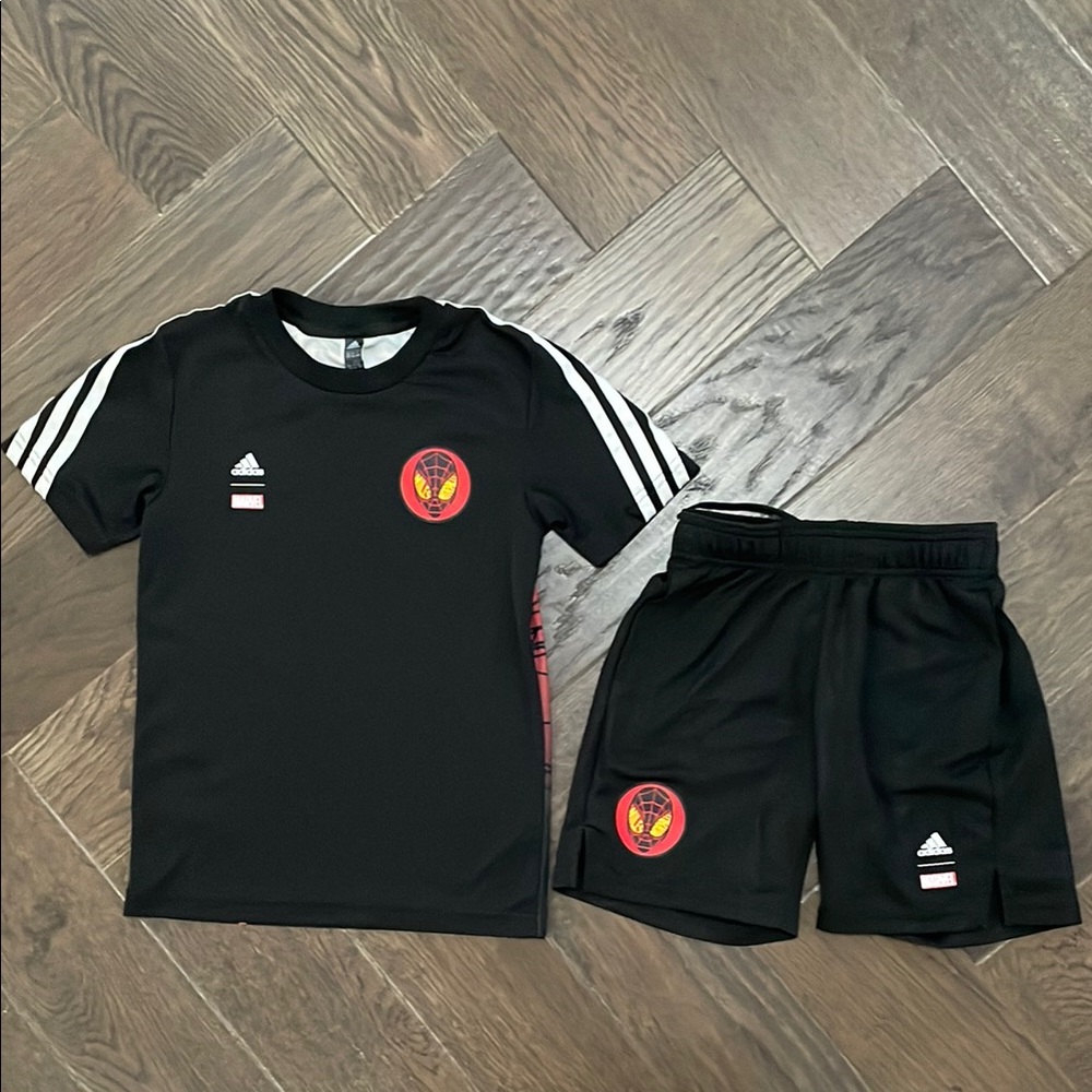 Adidas Black and White Performance Jersey